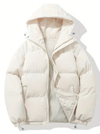 Men's Regular Fit Winter Jacket with Hood