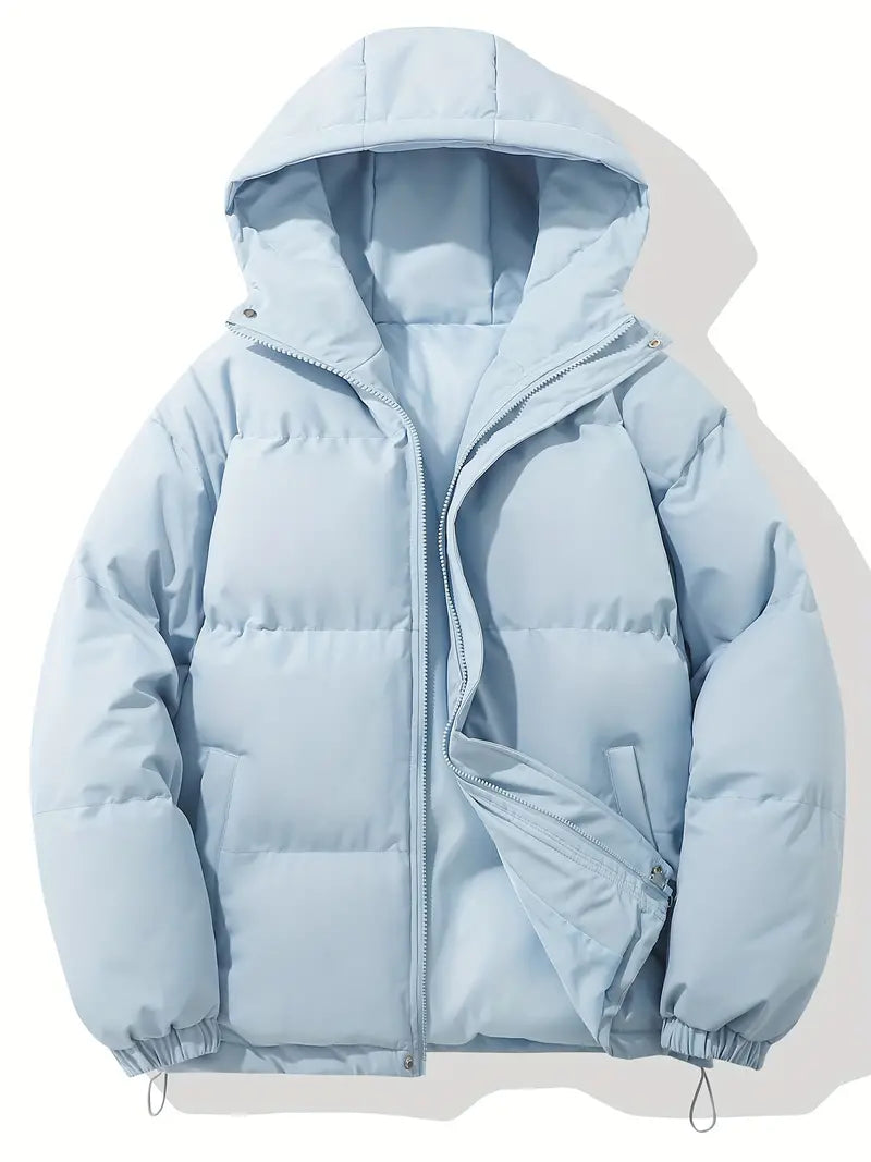 Men's Regular Fit Winter Jacket with Hood
