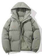 Men's Regular Fit Winter Jacket with Hood
