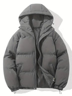 Men's Regular Fit Winter Jacket with Hood