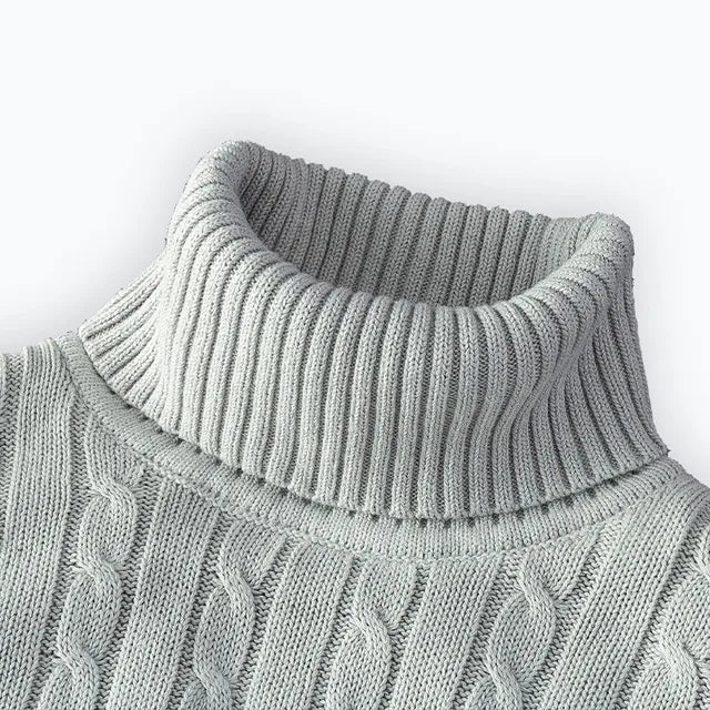 Men's Turtleneck Sweater in Slim Fit