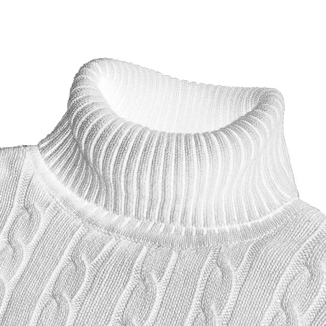 Men's Turtleneck Sweater in Slim Fit