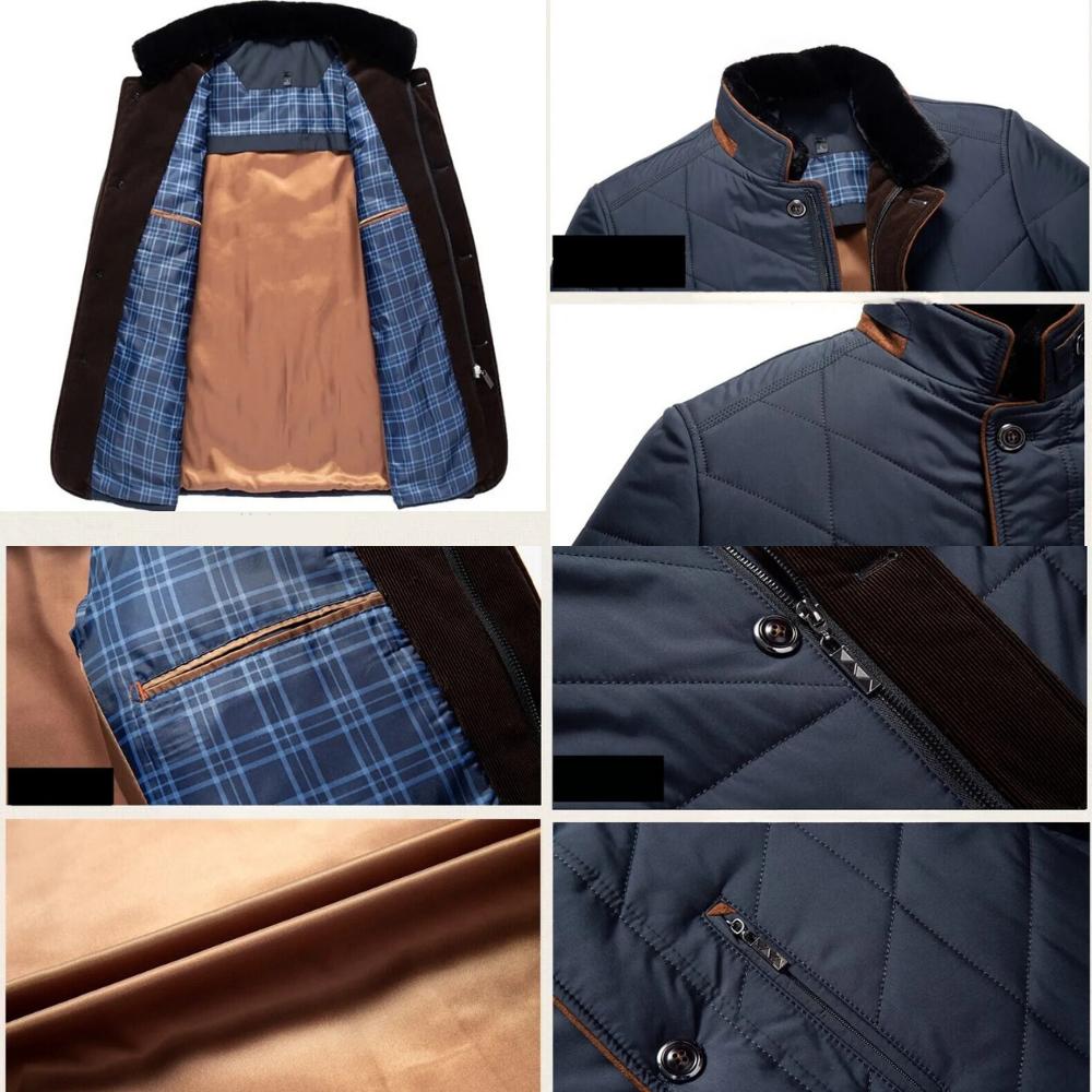 Men's Versatile Winter Jacket with Elegant Design
