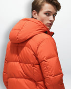 Men's Water-Repellent Outdoor Winter Jacket with Adjustable Hood