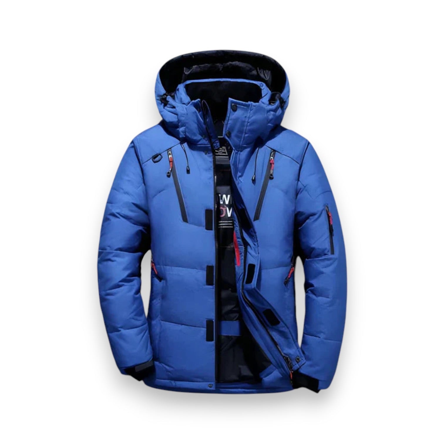Men's Water-Repellent Outdoor Winter Jacket with Adjustable Hood