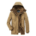 Men's Winter Jacket with Multiple Pockets
