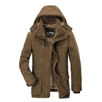 Men's Winter Jacket with Multiple Pockets