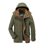 Men's Winter Jacket with Multiple Pockets