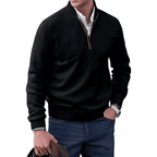 Men's Zip-Up Sweater in Soft Cashmere Blend