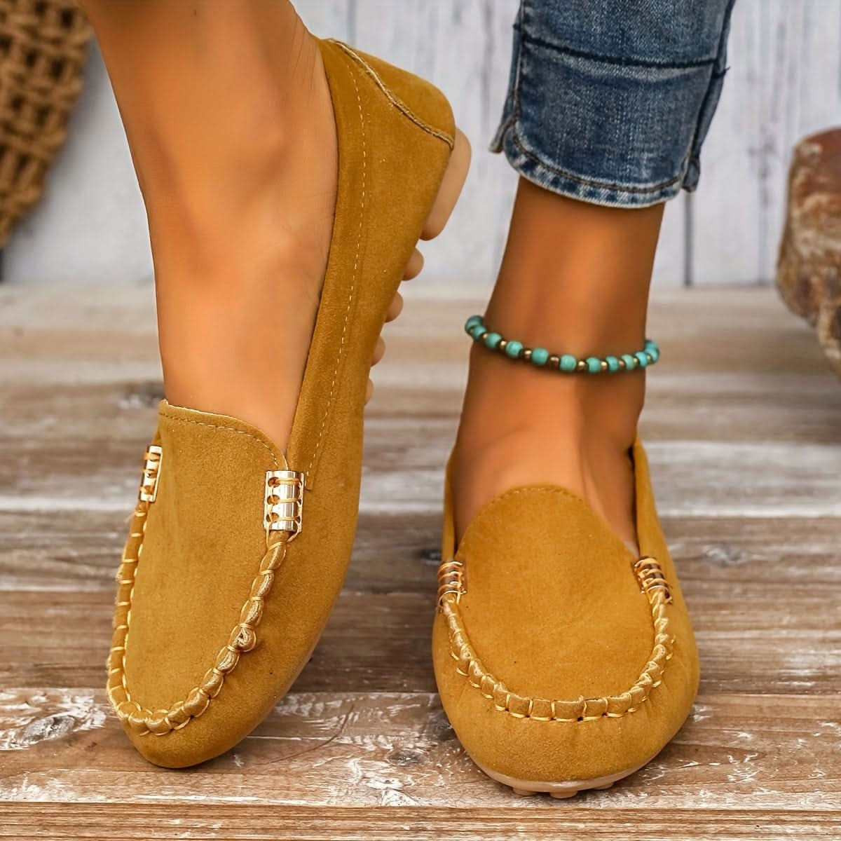 Maisie Soft Suede Flats – Product image 03