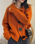 Oversized Button Cardigan for Women