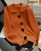 Oversized Button Cardigan for Women