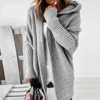 Oversized Hooded Cardigan for Women, Cozy Layering 1