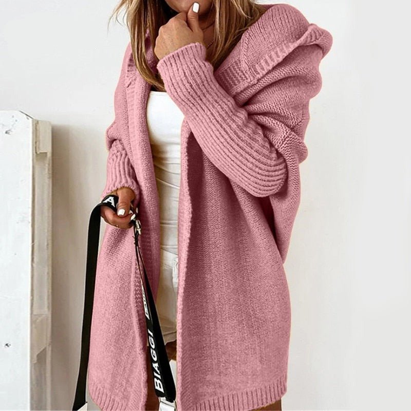 Oversized Hooded Cardigan for Women, Cozy Layering 7
