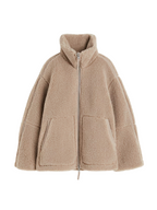 Oversized Sherpa Fleece Jacket for Women 8