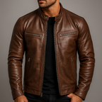 Marlow Vintage Leather-Look Jacket – Product image 05