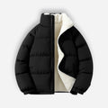 Padded Mens Puffer Jacket with High Collar