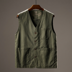 Alderwick Utility Gilet - Army Green