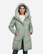 Plus Size Insulated Hooded Winter Jacket for Women