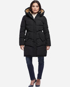 Plus Size Insulated Hooded Winter Jacket for Women