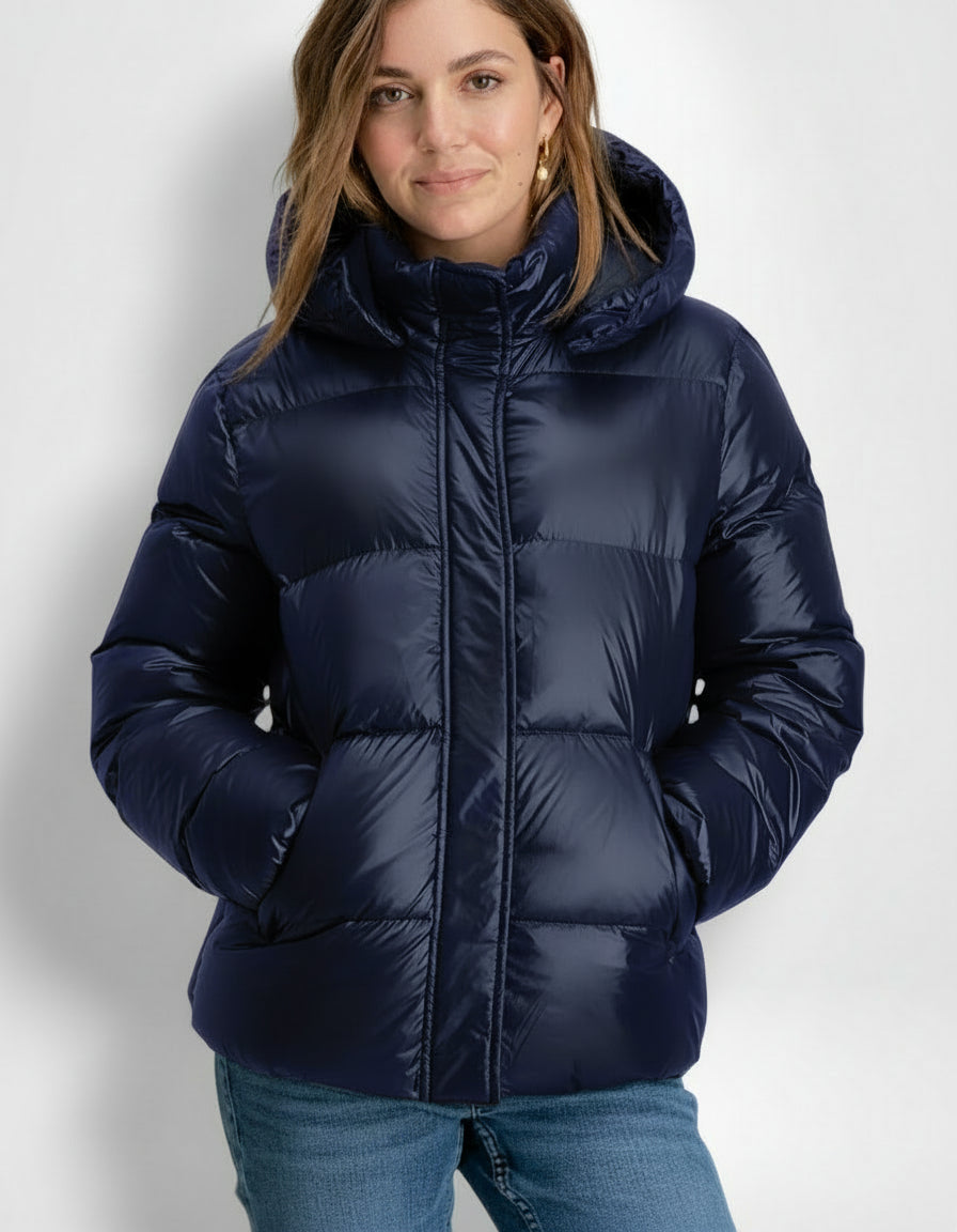 Puffer Jacket with Removable Hood
