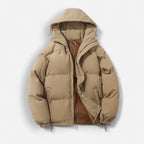 Quilted Hooded Puffer Jacket for Women