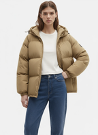 Quilted Hooded Puffer Jacket for Women