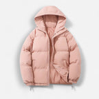 Quilted Hooded Puffer Jacket for Women