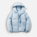 Quilted Hooded Puffer Jacket for Women