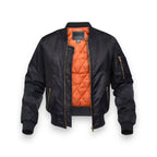 Quilted Lined Bomber Jacket for Men