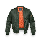 Quilted Lined Bomber Jacket for Men
