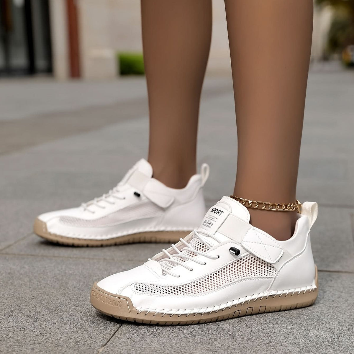 Solenne Air-Mesh Lace Sneakers – Product image 07