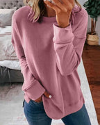 Relaxed Fit Long Sleeve Women's Sweater 3