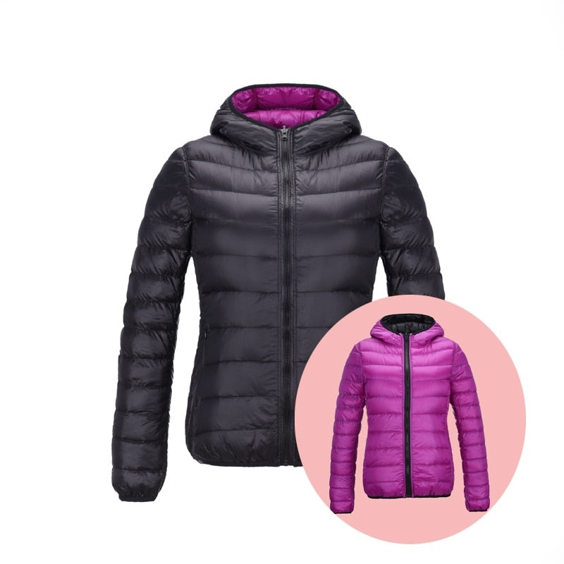 Reversible Ultralight Down Jacket for Women