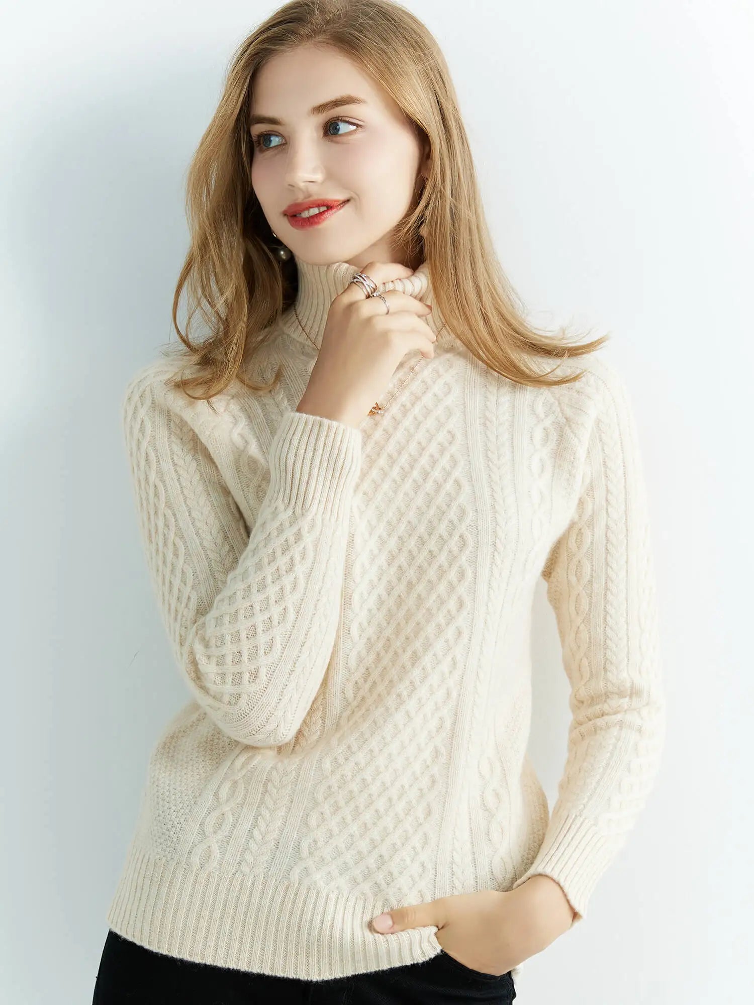 Nordic Cable-Knit Classic Sweater