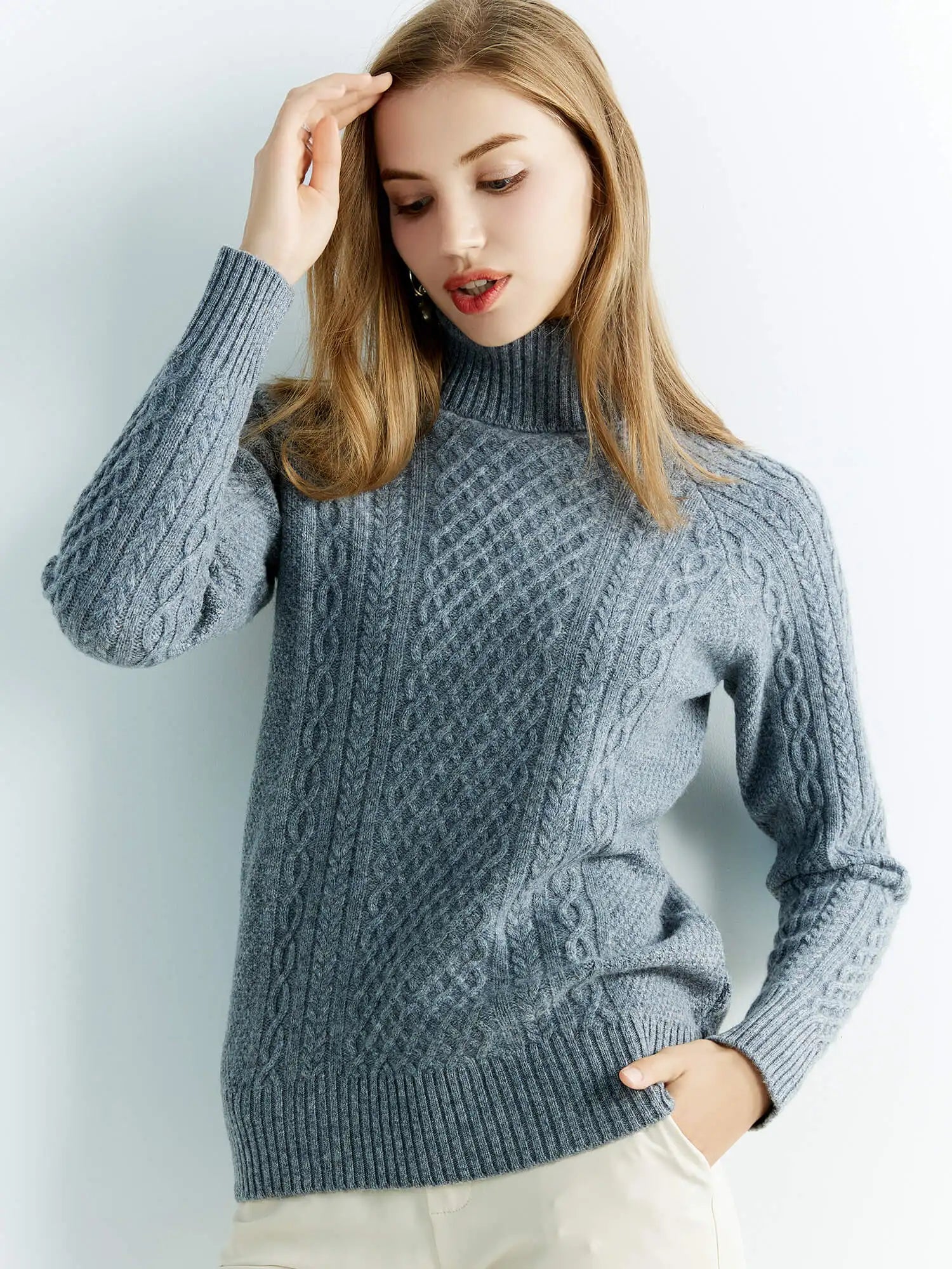 Nordic Cable-Knit Classic Sweater