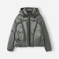 Short Hooded Puffer Jacket for Women