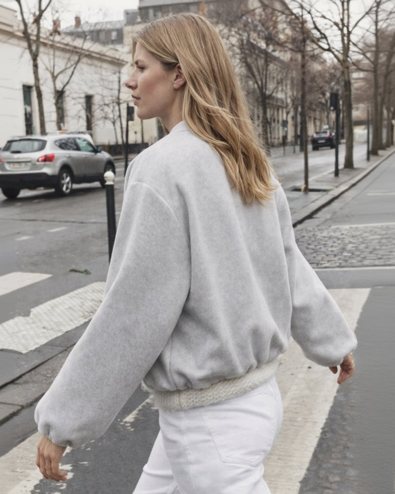 Short Puff Sleeve Jacket for Women