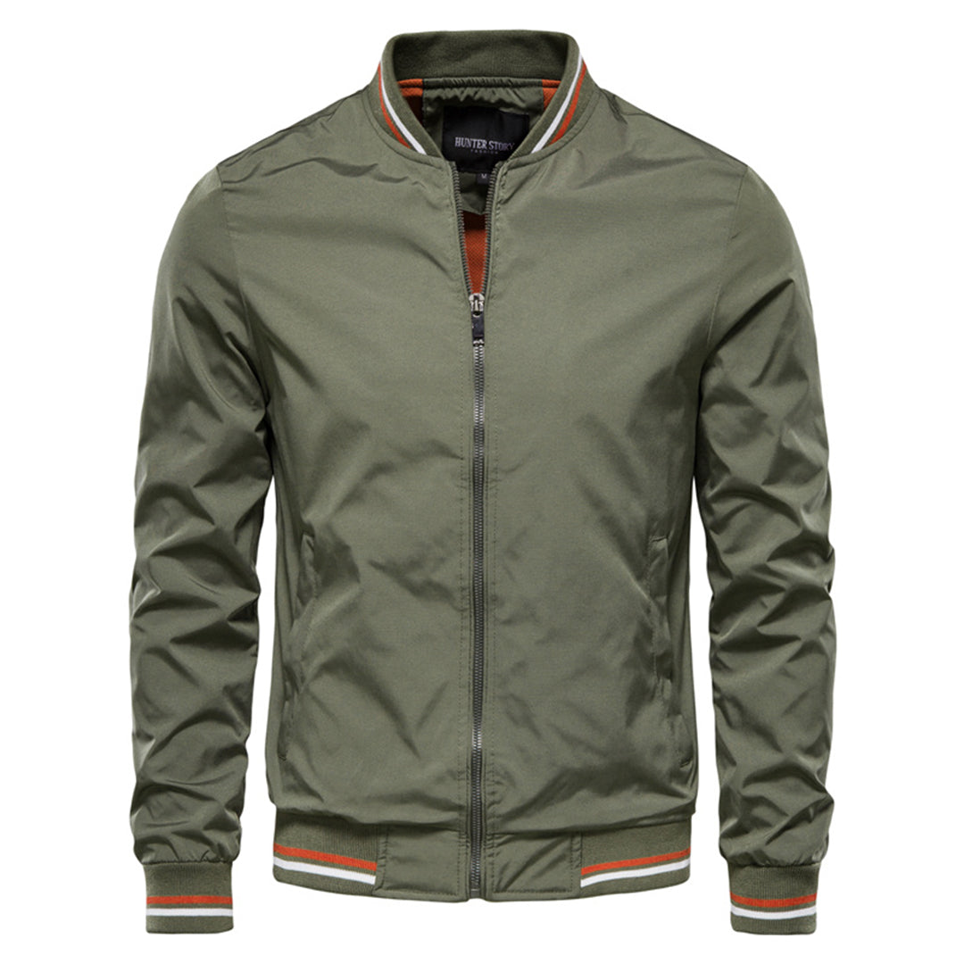 Slim Fit Bomber Jacket for Men