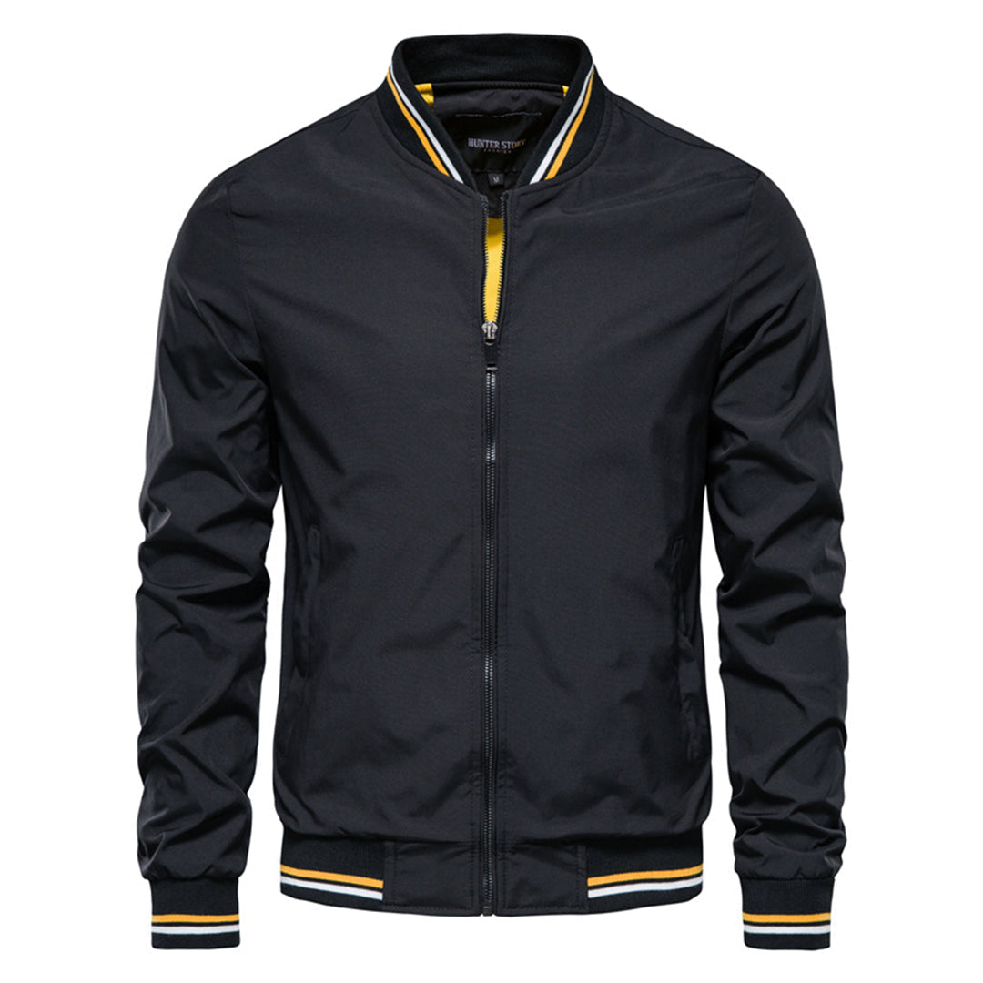 Slim Fit Bomber Jacket for Men