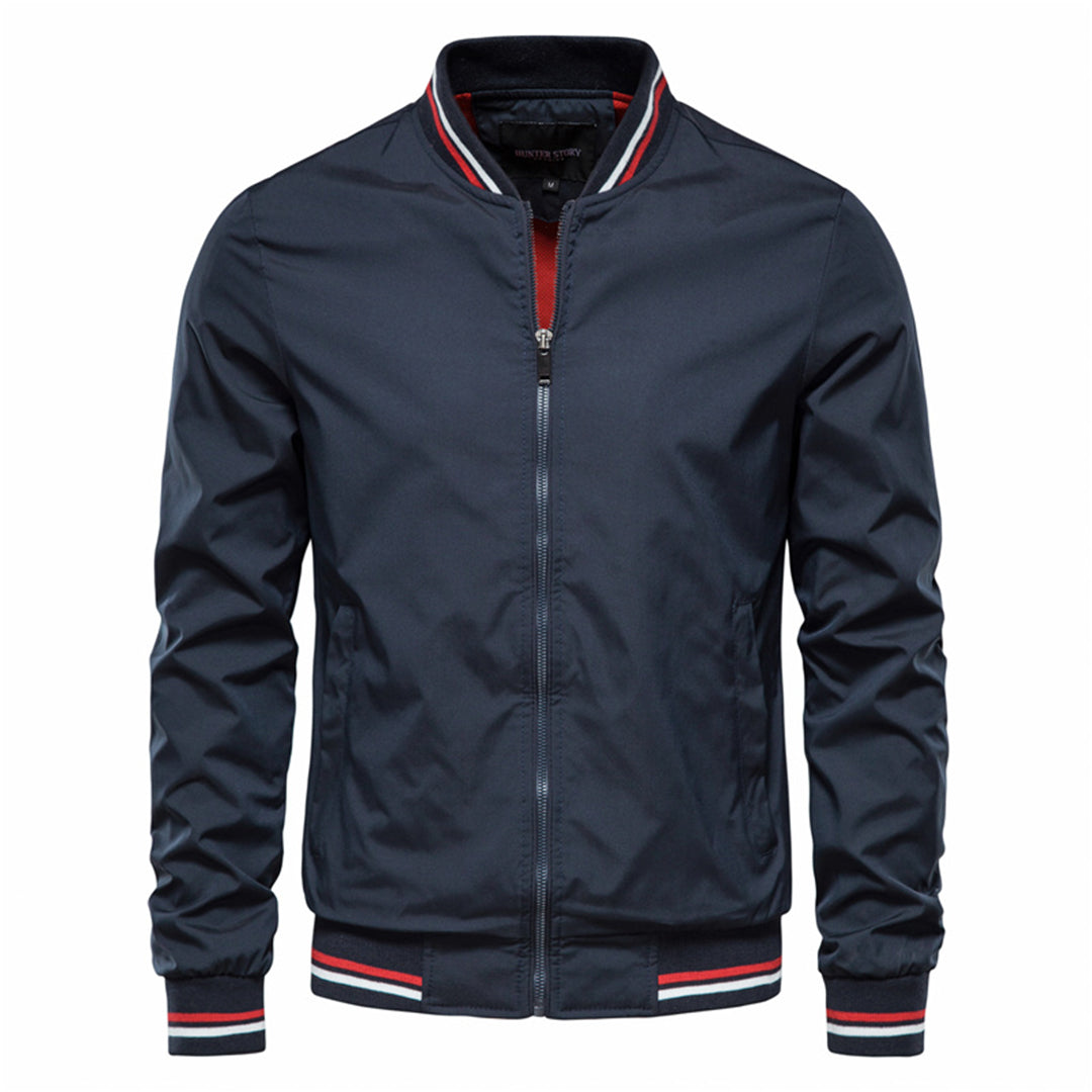Slim Fit Bomber Jacket for Men