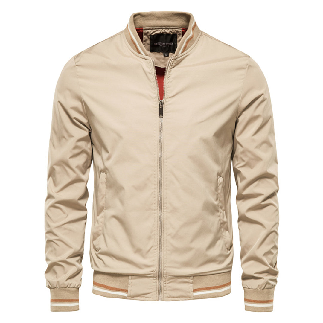 Slim Fit Bomber Jacket for Men