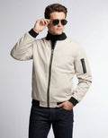 Slim Fit Lightweight Bomber Jacket for Men