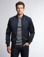 Slim Fit Lightweight Bomber Jacket for Men