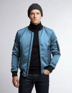 Slim Fit Lightweight Bomber Jacket for Men