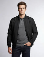 Slim Fit Lightweight Bomber Jacket for Men