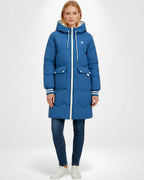 Slim Fit Stand-Up Collar Winter Jacket for Women