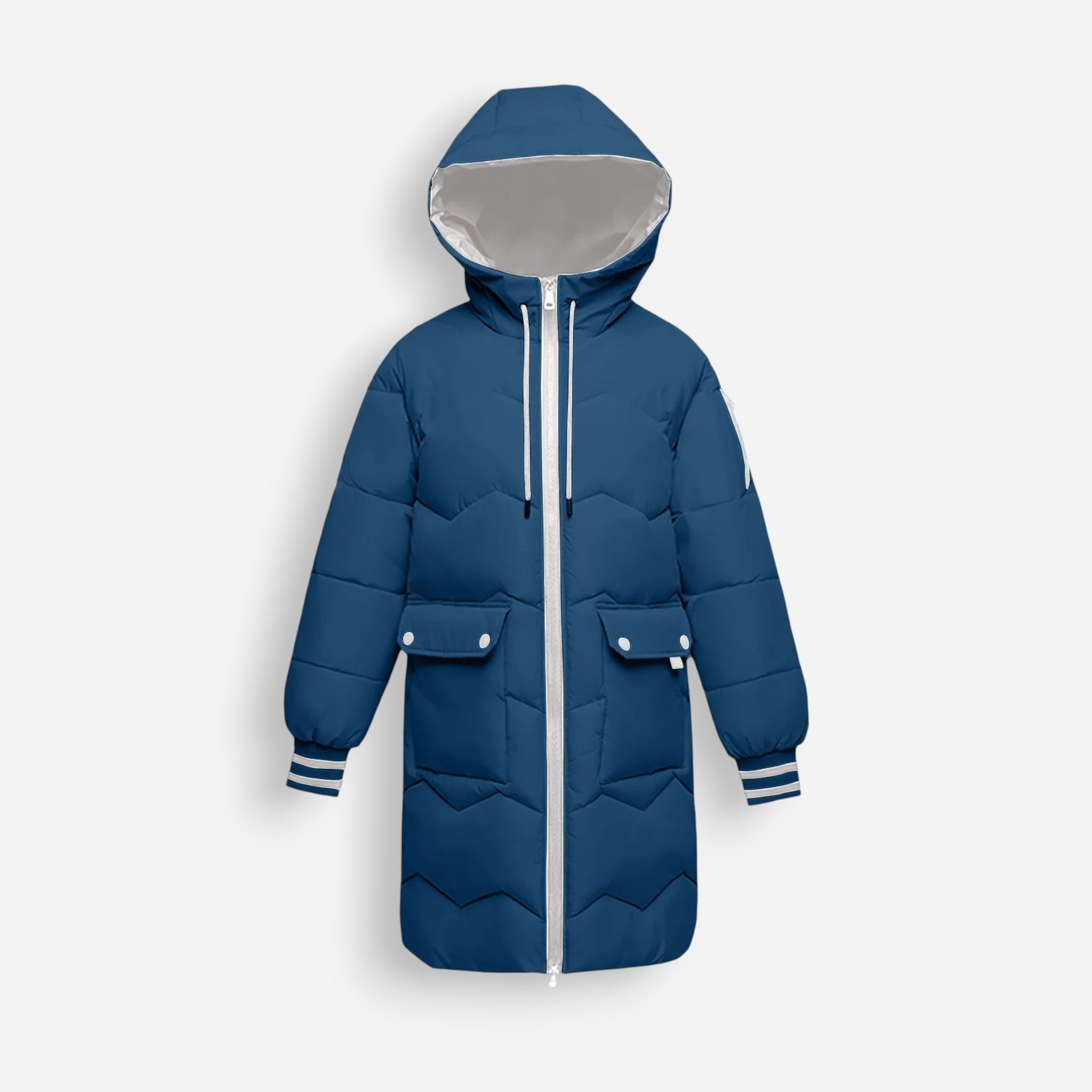 Slim Fit Stand-Up Collar Winter Jacket for Women