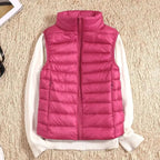 Slim Fit Ultralight Down Vest for Women