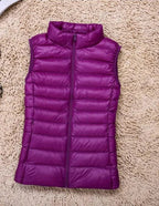 Slim Fit Ultralight Down Vest for Women